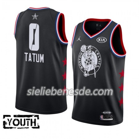 Kinder NBA Boston Celtics Trikot Jayson Tatum 0 2019 All-Star Jordan Brand Schwarz Swingman